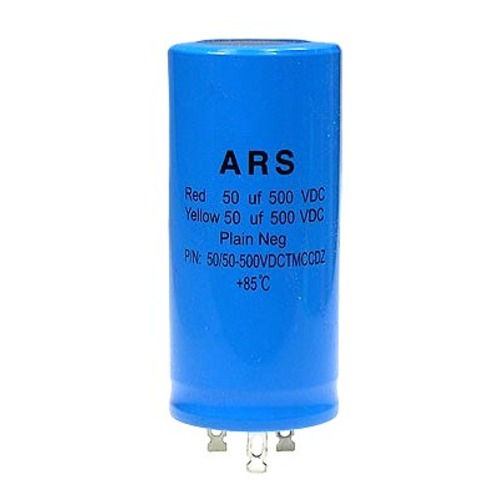 ARS 50UF+50UF/500V RADIAL ARS 50UF+50UF/500V RADIAL